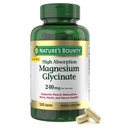 Nature’s Bounty High Absorption Magnesium Glycinate 240 mg Capsules, 120 ct