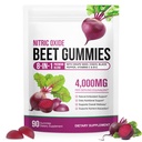 甜菜根(Bet Root Gummys) 富含200mg CoQ10 & Beet Root 提取血压,心脏健康支持,能量水平苏波特,推广硝酸,W/维生素B12,C,无糖 90 Chews