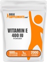 Bulk Assupports.com 维生素E 400 IU 粉末 - 作为D-Alpha Tocopherol,维生素E Assupports - Gluten Free,每服500毫克,1kg(2.2磅)(包1)
