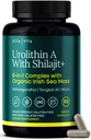 Urolithin-A Complex w Shilajit,有机海摩斯,Ashwagandha & Tongkat Ali,自然能源,Libido,Hormone平衡,以及关注男女(美国男子-第3党测试)