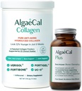 ALGAECAL 钙和Collagen Bundle – 水解Collagen 与临床支持的Verisol, Fortibone & Fortigel, + 维生素D3, K2, 镁和跟踪矿物用于骨质健康和抗衰老