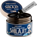 纯喜马拉雅Shilajit Resin – 500 mg 最大强有机富尔维酸复合物 男性和女性 – 测试的实验室 85+ 跟踪矿物 – 能量, Stamina 和精神性能 – 30 g Jar