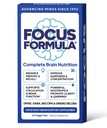 Focus Formula Nootropic Brain Supplements,Focus Capules for Content, Supports Energy, Brain Booster with GABA, DMAE, and BACOPA, 记忆支持补编, 认知支持, 60 Veggie 片