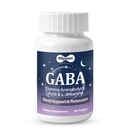 GABA 750mg 配L- Theanine & Magnesium QQ 天然补充 重塑压力 放松和冷静 聚焦 60 Veggie Capsules