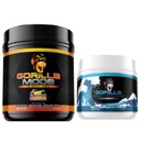 Gorilla Mode Pre Workout (BlackBerry Lemonade) + HydroPrime Glycerol Pre Workout - 超高速、泵、动力、耐力和热调节的综合堆积