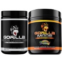 Gorilla Mode Creatine Monohydrate Micronized Power & Pre Workout (Rainbow Sherbert) - 大型泵 + 激光聚焦能源 + 改进肌肉尺寸 + 动力输出和强度