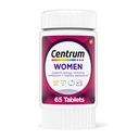Centrum Multivitamin for Women, Multivitamin/ Multiminal 补充铁,维生素D3,B维生素和抗氧化维生素C和E,Gluten Free,N-GMO 配料 - 65 Counter