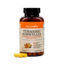 NatureWise Turmeric Boswellia 配有 BioPerine 和有机姜根-有机Turmeric 900mg + Boswellia 提取器 600mg - 非GMO, Vegan, 美国制造 - 60 Capsules [30天供应]