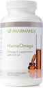 Pharmanex Marine Omega, Omega-3 Fatty Acids & Krill Oil Supplement, 1200mg DHA & EPA / service, 120 Softgels, Supports Heart, Brain, Joint, and 总体健康