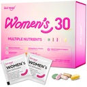 30++K2,NR1000, Probiotics & Ashwagandha + 美容、减压、骨骼和心脏健康、能源、古特和荷尔蒙平衡 + 30天