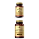 Solgar维生素K2(MK-7)100mcg,50个蔬菜卡普尔 - 支持骨质健康维生素D3(Cholecalciferol) 250 MCG(10,000 IU),120 软胶 - 免疫系统支持