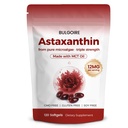 Astaxanthin 12 mg 与 MCT Oil – 120 Softgels, Premium Astaxanthin 有机补充,用于肾脏,眼睛和皮肤,天然微藻源,三重强度,非GMO和Gluten Free (Pack of 1).