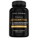 维他命维生素 Astaxanthin 12mg 软胶 - 用天然Astaxanthin制造 - 促进皮肤水分,弹性 - 保护细胞免受日常损害 - Vegan,美国制造 - 60个软胶