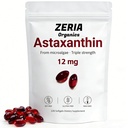 Astaxanthin 12mg,天然Astaxanthin补充藻类,120 Softgels 4-Month 供应