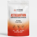 Astaxanthin 12mg - 来自微藻的抗氧化剂补充剂,120软胶用于眼、皮肤和健康支持
