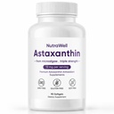 Nutrawell Astaxanthin - Daily Antioxidant Wellness 配有天然源头的 Astaxanthin 活性成人生活方式易取卡普尔的清洁公式 - 90软胶(1)