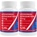 35mg Liposomal Astaxanthin 补充 - 强抗氧化剂支持皮肤,联合和眼部健康 - 天然抗衰老公式 纯Astaxanthin - Vegan, Non-GMO, 120 Capsules