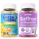 Vegan Omega-3 1000 mg + Turmeric, 沙发补充剂 Gummys