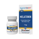 Superior source Melatonin 1 mg - 成人健康睡眠支持补充剂 - Melatonin公式 配有香茅药 放松和休息睡眠 - 100种亚语溶解片