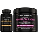 维生素 Astaxanthin + Vegan Collagen 助推粉