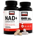 强制因子 NMN 补充剂,NAD+(NMN或Nicotinamide Riboside替代品),配有Resveratrol、Astaxanthin、Spermidine和Luteolin Complex,支持细胞健康和健康老龄化的NAD,60 Capsules