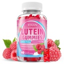 Lutein和Zeaxanthin补编、Lutein Gummys 与Zeaxanthin、维生素A、C、E、Bilberry、Astaxanthin 展望健康与眼睛草原、无糖/葡萄、Raspberry Flavor 60 伯爵