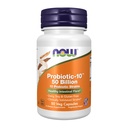 Now Foods Supplements, Probiotic-10TM, 50亿, 配有 10 Probiotic Strains, Strain 校对, 50 Veg Capsules