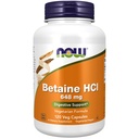 Now Foods Supplements, Betaine HCl 648 mg,蔬菜配方,消化支持*,120 Veg Capsules