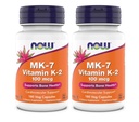 现在补充,MK-7维生素K-2 100毫克,心血管支持*,支持骨健康*,180 Veg Capsules (Pack of 2)
