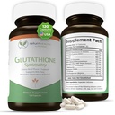 Glutathione S-Acetyl Glutathione 补充 + 抗氧化剂和解毒剂补充 + 自然细胞支持 → 全自然, Vegan, 非GMO, 120盖