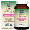 22 生命花园 22 女性消化酶 50 与Bromelain,Papain & Lactase + Probiotics & Vitamins B12, Biotin & Zinc – RAW 酶 – 非GMO,Gluten-Free,蔬菜,90胶囊