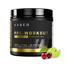Kaged Pre Workingout Elite Stim Free Powder |樱桃Limeade | Creatine,Beta Alanine, L-Citrulline | 无咖啡因 | 20 服务