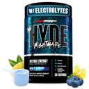ProSupps Hyde Nightmare先生 与咖啡因和Beta Alanine一起工作前粉 - 强化能源、精神焦点和性能的预研 - 健身和健身补充品(Black N'Blueberry,30名服务员)