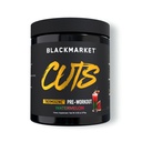 BLACKMARKET CUTS PreWOUTUT - 火化的能量粉饮混合剂供男性和女性使用,对肌肉定义,热致性,Creatine Free (Watermeron, 30 services) 有很大的意义.