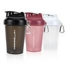3 Pack Shaker瓶用于蛋白质混合物,17 oz小蛋白沙克瓶与手,Gym Shaker杯与Blending Ball用于预选工作,BPA-Free & Dishwasher Safe(黑色,白色,粉红色)