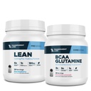 透明实验室 Lean 预研粉(30份服务,蓝莓)和BCAA Glutamine(30份服务,草莓柠檬汁)
