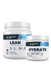 透明实验室 Lean 预选(30架,蓝莓)和水合电解剂粉(40架,热带冲锋)