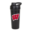 FANMATS NCAA 26 oz 无污钢摇摆瓶 — 漏- resistant Flip-Top Lid — Sleek Team Design — 建置混合屏幕