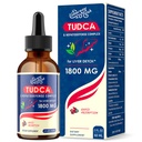 TUDCA Liver Supports Dropps 1800mg - 配有Bile Salts, NAC, Schisandra 和 Dandelion, Liver Detox & 修饰 - 快速吸食,无糖,无酒精 - 2 Fl.