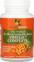 Seabuck Wonders Organic Sea Buckthorn Oil, Omega-7 Complete Softgels, 180 Counter, 配 Omega 3, 6 & 9, 支持头发, 皮肤和钉子健康, 每架1000mg