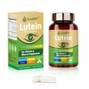 成人的Lutein眼维生素补充剂 - 90 Capsules, 支持用Zeaxanthin, Zinc, Vitamins C & E, Vegan 蓝光防护和 Macular 支持公式 (1)