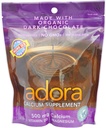 Adora Calcium 补充磁盘,有机暗巧克力, 30 Counter (Pack of 12)