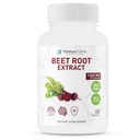 Red Beetroot 提取 1300mg / service – Powdered Beetroot 补编 - 60 Capsules - 1个月 - Vegan 友好 - 美国制造