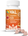 VAL Magnesium for Kids QQ 高吸附镁用于镇静,放松和聚焦 Mg Glycnit, Citrate & Taurate QQ 与维生素B6, D&C QQ 无糖,非GMO QQ 60可切片