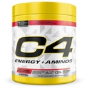 C4 能量 + 氨基粉,5g BCAAs 和 EAAs 用于肌肉恢复,3 个电解质用于水解,100mg 天然咖啡因,预研,零糖,30种服务,水果扑克