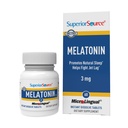 高级源 Melatonin 3 mg - 成人健康睡眠支持补充剂 - Melatonin 配有 香茅药的 Melatonin 配方 放松和休息睡眠 - 60种亚语溶解片
