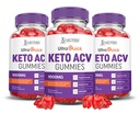 (3 Pack) Ultra Quick Keto ACV Gummys 高级公式 1000MG 超快 Keto Gummys 苹果苹果苹果苹果苹果醋 配以石榴甜菜汁粉 B12 Vegan Non GMO 180 Gummys 配制.