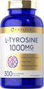 Carlyle L Tyrosine Capsules 1000mg | 300 count | 男女治疗级别 | | 非GMO & Gluten 免费补充