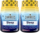 Zarbee's Melatonin Gummies 3mg Sleep Supplement to Promote Peaceful Sleep,Natural Mixed Fruit Flavor,Adults Gummy Age 12 Up,60 Count (Pack of 2)