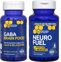 (原始内容存档于2018-03-26). Natural STACKS NeuroFuel Nootropic + GABA脑食品包 - 支持记忆,放松和聚焦 * - 135 Capsules